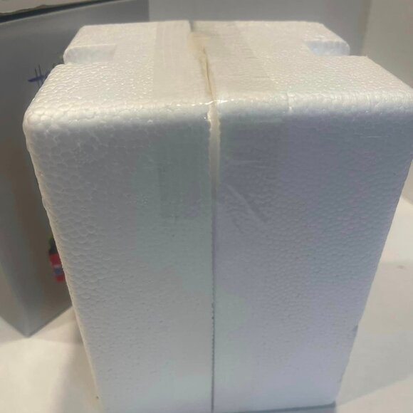 2001 Hallmark Coca-Cola Santa Musical Snow Globe with Moving Train in Box - Picture 5 of 8